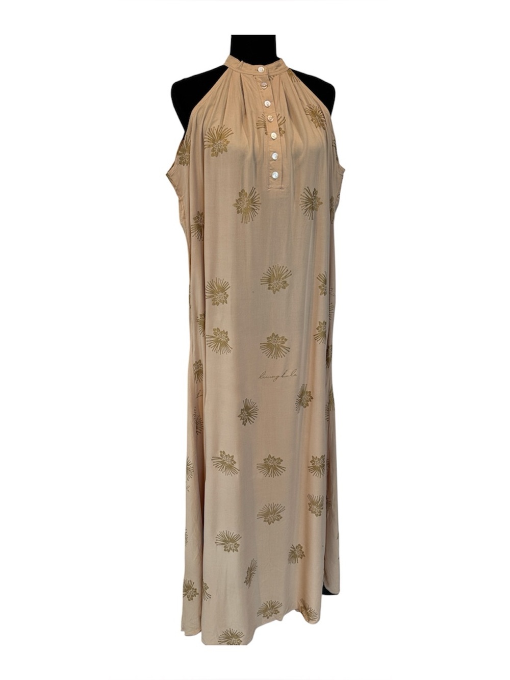 Living Hula Maxi Halter Maxi Dress